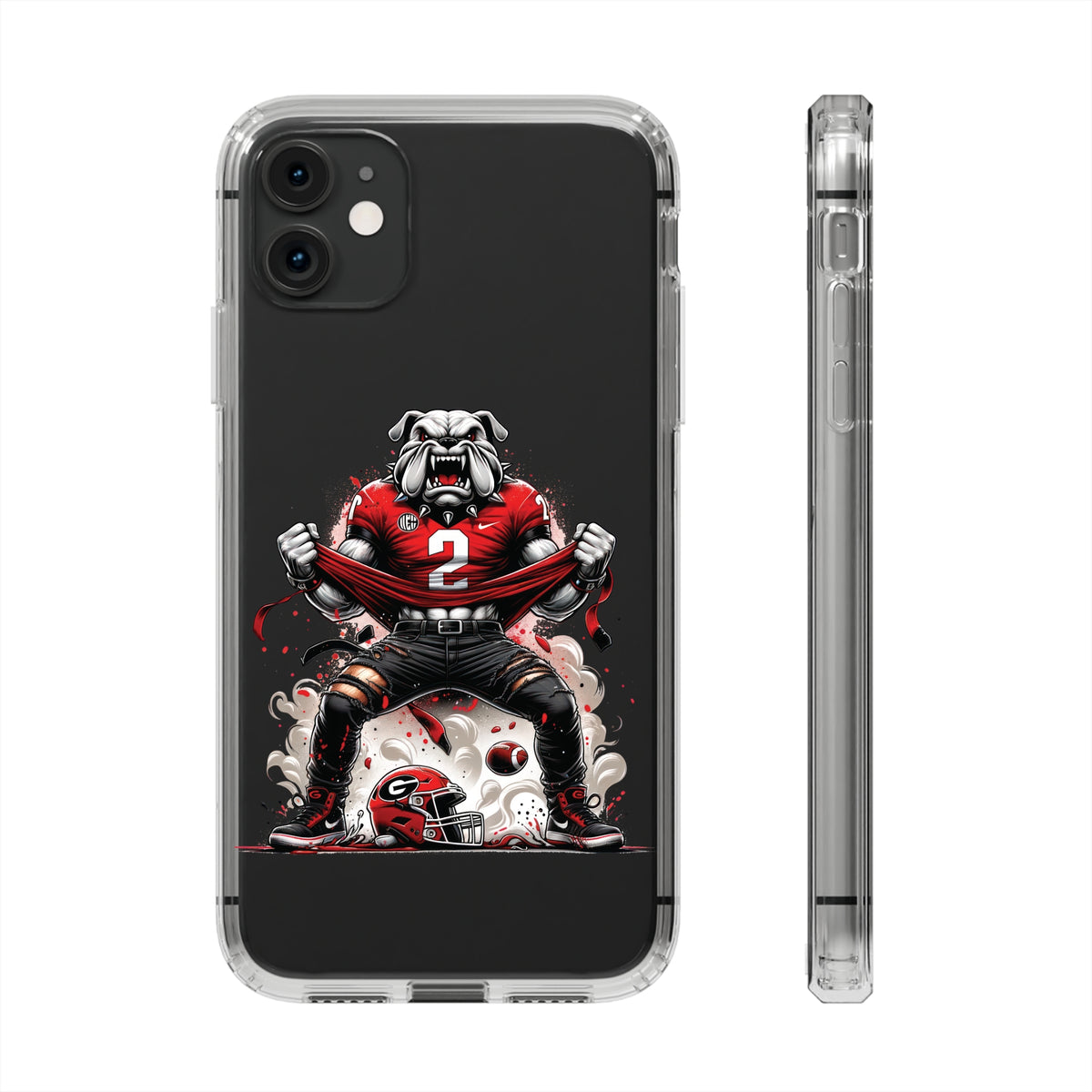 Georgia Bulldogs Clear Cases
